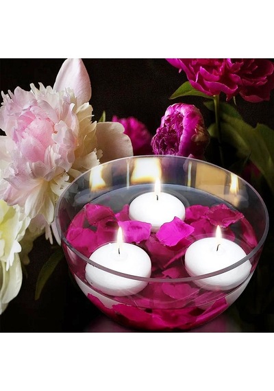 12 Pcs White Floating Water Candle Vıp Kalite 12 Adet Beyaz Su Mumu Suda Yüzen Mum Beyaz Mum Dekor Mum