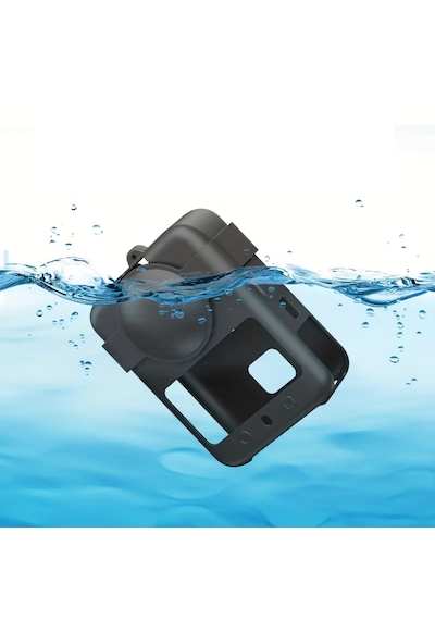 Teknoroket DJI Osmo 360 ve 360 II Silikon Kılıf , Lens Cap Lens Koruma Ve Kayış Seti Siyah