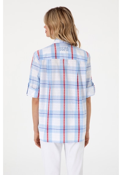U.S. Polo Assn. Kadın Açık Mavi Uzun Kollu Tunik Gömlek 50299591-VR003