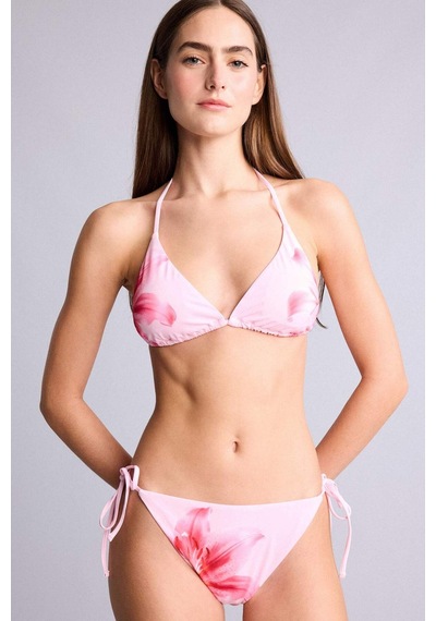 Defacto Regular Fıt Çiçekli Pembe Bikini Alt G5302ax26smpn69 Pembe-pn69