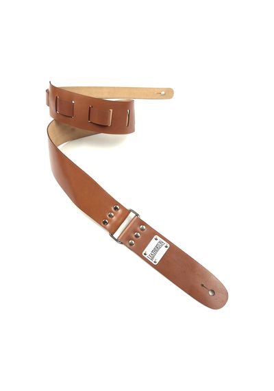 Leatherton Stinger Hakiki Deri Gitar Askısı Camel