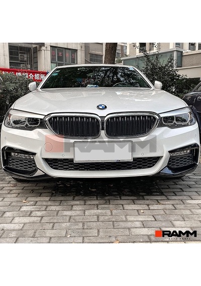 Bmw G30 M Sport Ön Tampon Flap Seti Parlak Siyah