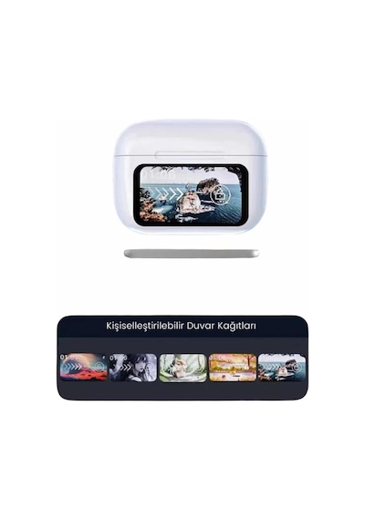 Dokunmatik - 44 - Ekranlı Anc/enc Yeni Nesil Pro Bluetooth Kulaklık - Edntrend - Dokunmatik Ekran