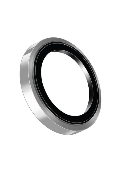 Linktech Apple Uyumlu iPhone 17 Air Crystal Seri Safir Kamera Lens Gümüş