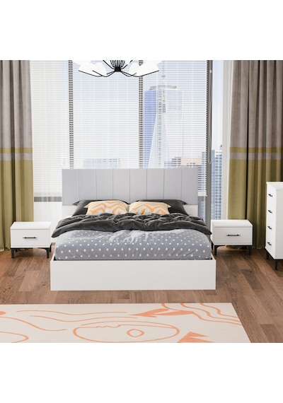 Garaj Home Doğa Yatak Odası Takımı-bayaz
