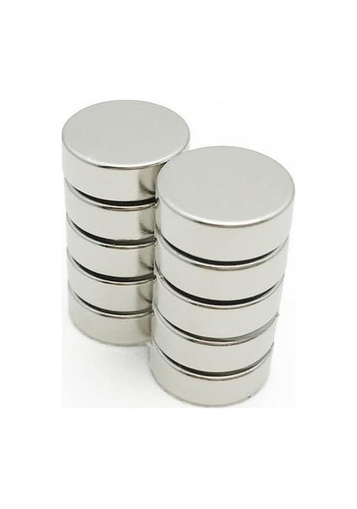Neodyum Mıknatıs Yuvarlak D15x5 Mm - 2 Adet - Deney Mıknatısı
