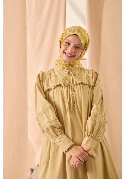 Silk Home Soft Eşarp 73096-27 Butter Yellow, Asit, Fıstık Yeşili, Koyu Yeşil