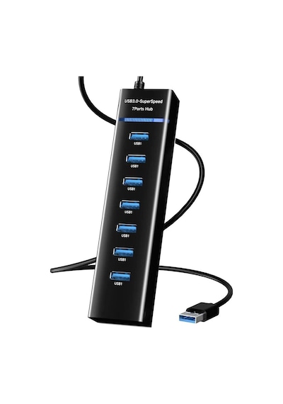 Usb 3.0 High Speed 7 Port Usb Çoklayıcı 5gbps Hub