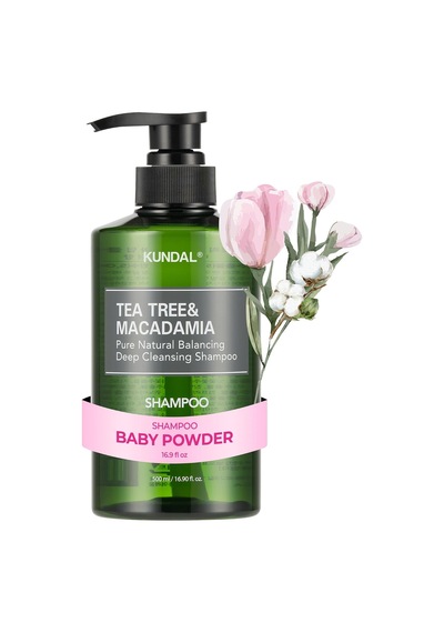 Sorunlu Saç Derisine Özel Şampuan Tea Tree & Macadamia Deep Cleansing Shampoo Baby Powder