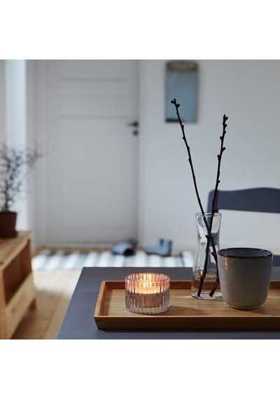 Ikea Räffelbjörk Tealight Mumluk, Sedef Rengi, 5 Cm Çok Renkli