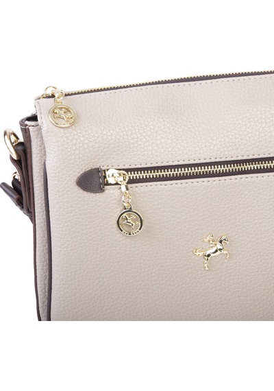 Nas Bag Kadın Çapraz Çanta Kalın Ayarlanabilir Askılı Çanta En: 26 Cm, Boy: 22 Cm Kum Kahve Lopez Kum - Kahve