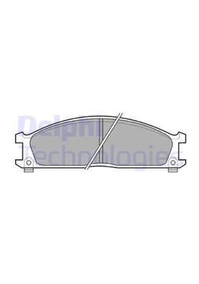 DELPHI LP543 Fren Balatası Ön Pathfınder 86-04 Pıck-Up D22 98-02 Td25 2.4I 2.5Dı