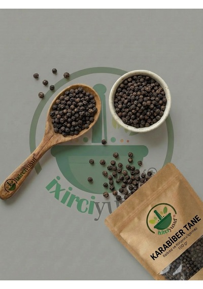 İxirciyusuf Karabiber Tane Tane Karabiber Black Peppercorn Doğal 100 G
