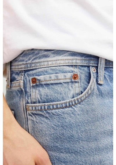 Jack & Jones Jack&jones Chris Erkek Kot Pantolon 12193398 Blue Denim Mavi