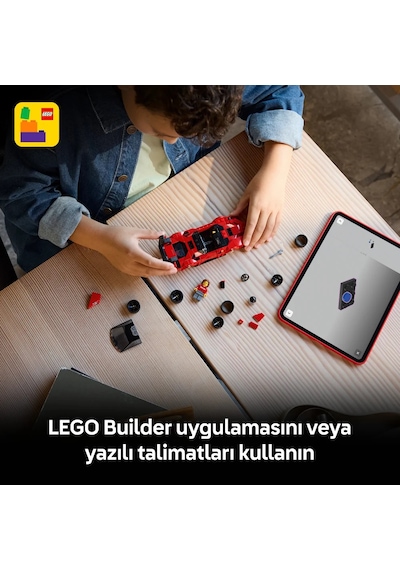 LEGO® Speed Champions Ferrari SF90 XX Stradale Spor Araba 77254 - 9 Yaş ve Üzeri Çocuklar için Oyuncak Yapım Seti (339 Parça)LEGO® Speed Champions Ferrari SF90 XX Stradale Spor Araba 77254 - 9 Yaş ve Üzeri Çocuklar için Oyuncak Yapım Seti (339 Parça)