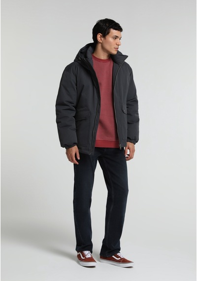 Colin's Colins Relaxed Fit Kapüşonlu Fermuarlı Astarlı Erkek Mavi Mont Cl1082380 Q1.v1 Inv İndigo