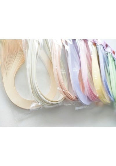 5mm Pastel Renkli Quilling Kağıt Seti 1000 Ad