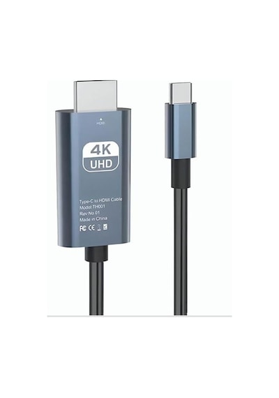 Type C To Hdmı Tüm Type C Cep Telefonları Ve Cihazlarla Uyumlu Full Hd Hdmi Kablosu 4k Ultra Hd Hdmı Kablo Tak Çalı Genel