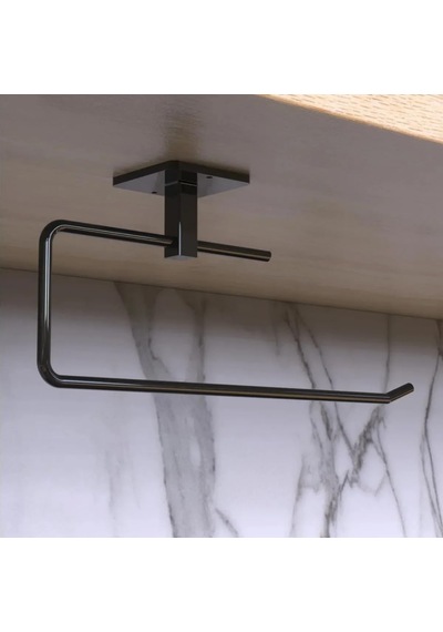 Yapışkanlı Kağıt Havlu Askısı, Metal, Modern Tasarım,solo Peçetelik Havluluk, Duvar Veya Dolap Altı Montaj,delmeden Vidalamadan Kolay Ve Pratik Montaj Çok Renkli