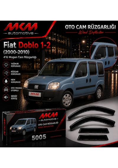 Fiat Doblo 2000-2010 Model Ön Mugen Cam Rüzgarlığı