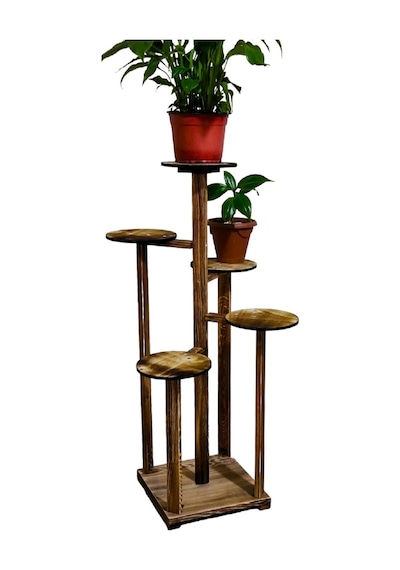 Wooden City Ahşap Saksılık Çiçeklik Çiçek Standı Saksı Standı