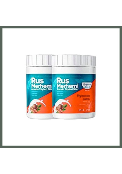 Bezos Glegnd Turquoise 2li Adet Glegnd Ceviz & Ceviz Sütü Russ Merhemi 50 Ml Tüylere Krem Bzstk
