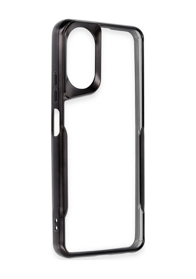 Oppo A38 Uyumlu Kılıf Boyi Silikon Kapak - Siyah