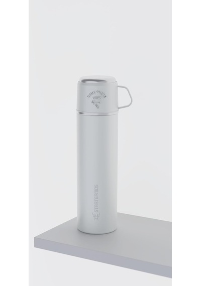 Trailmate Serisi Bardaklı 500 Ml Çelik Termos Açık Gri