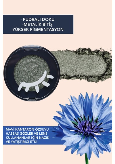 Yves Rocher Tekli Far-22.metalik Zümrüt Yeşil-2g- Vegan 22 Metalik Zümrüt Yeşil