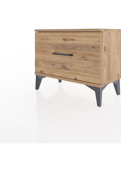 Arges Komodin Tek Çekmeceli 60x30x48 Çam-çam Çam