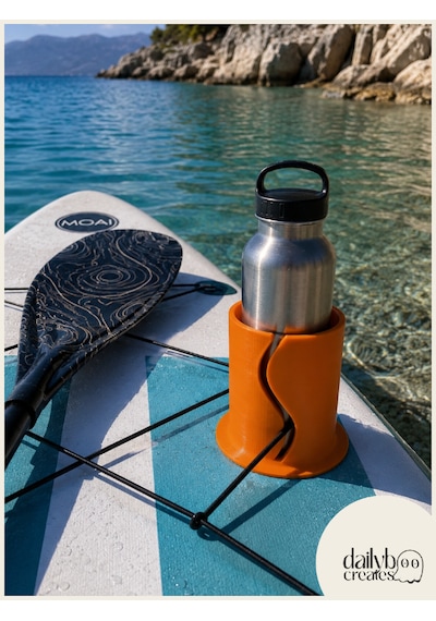 Turuncu Paddle Board/kano Termos Tutucu-sup Board Termos Sabitleyici