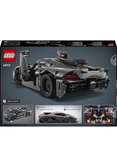 LEGO® Technic 42173 Koenigsegg Jesko Absolut Gri Hiper Araba