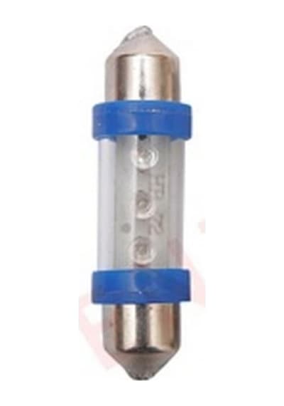 Led Ampül Sofit 12V 3 Ledli Mavi