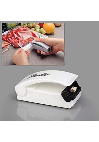 Pratik Poşet Kapatıcı Handy Sealer Beyaz