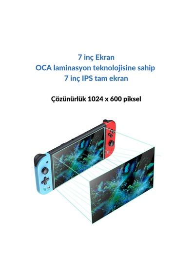 Wearfitpro M20pro Tv Bağlantılı Elde Kullanılabilir Oyun Konsolu Joystick Ve Stand  Gamepad Oyun Konsolu