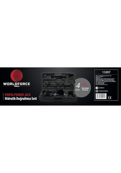 Worldforce 4 Ton Hidrolik Doğrultma Seti 14 Parça (405053218)