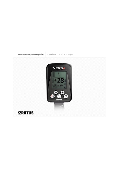 Rutus Versa Dedektör 28cm Dd Başlık İle