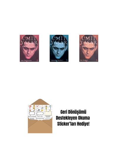 Aşka Dair Nesirler + Taşlamalar Hicivler 2 + Şiir Denizi 2 + Okuma Sticker'ları
