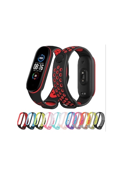 Xiaomi Mi Band 5 / 6 Kordon Nike Spor Delikli Kordon