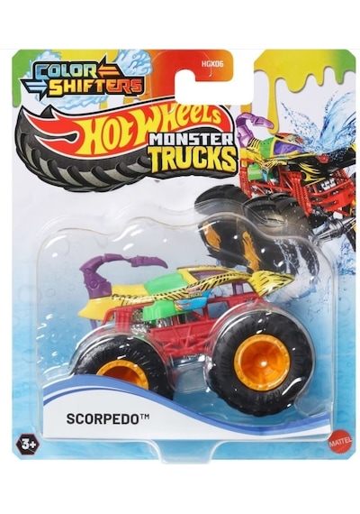 Hot Wheels Monster Trucks Renk Değiştiren Araçlar Scorpedo Jdv88 Çok Renkli