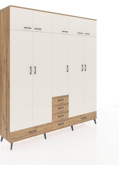 Hyperion Dolap 6 Raflı 6 Çekmeceli 4 Askılı 220x44x243 Çam-aytaşı/çam Aytası/atlas Çam Hyperion Dolap 6 Raflı 6 Çekmeceli 4 Askılı 220x44x243 Çam-aytaşı/çam Aytası/atlas Çam