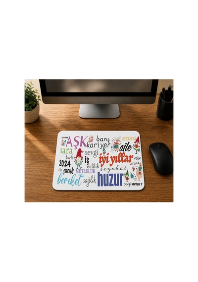 Dilekler Baskılı Mousepad Bilgisayar Altlığı