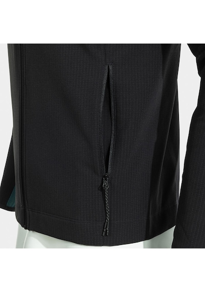 Joma Outdoor Deva Erkek Tam Fermuarlı Kapüşonlu Rüzgarlık Siyah