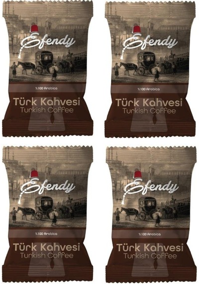 Shazel Efendy Orta Kavrulmuş Türk Kahvesi 100 G x 4 Paket