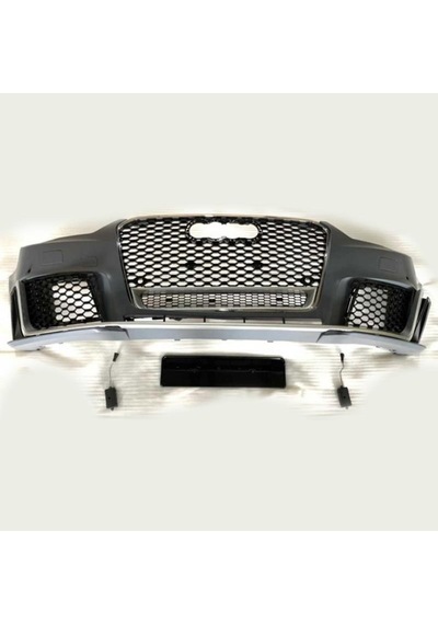Audi A3 İçin Uyumlu RS3 Ön Tampon Seti (Sedan) - Sis Yuvasız  Model 2013-2016