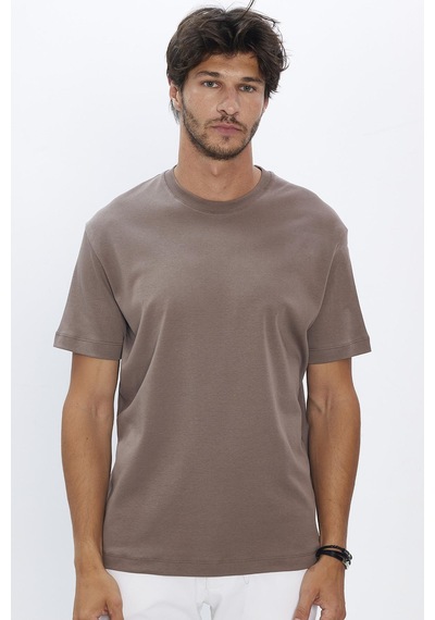 Tudors Unisex Relax Fit Rahat Kesim Pamuk Yumuşak Dokulu Basic Kahverengi Bisiklet Yaka Tişört-31719-kahverengi Kahverengi Tudors Unisex Relax Fit Rahat Kesim Pamuk Yumuşak Dokulu Basic Kahverengi Bisiklet Yaka Tişört-31719-kahverengi Kahverengi