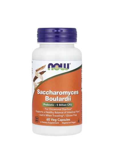 Now Foods, Saccharomyces Boulardii, Probiotic Probiyotik 60 Kapsül