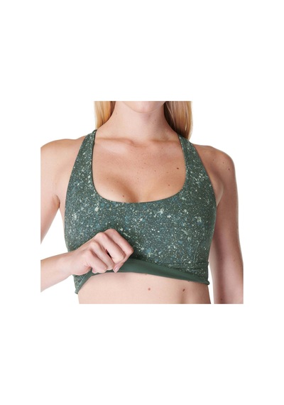 Sweaty Betty Sweaty Betty Super Soft Reversible Kadın Yeşil Yoga Bra 44051 Yeşil