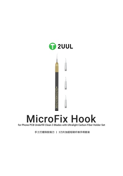 2uul Da12 Microfix 3 Bıçaklı Karbon Fiber Set