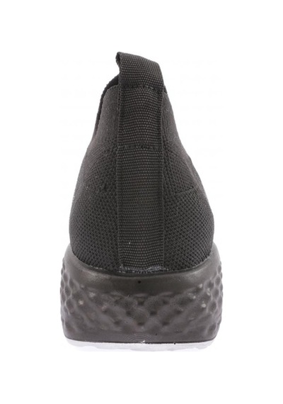 Dgn 832-23y Kadin Yanlari Simli Lazerli Sneaker Ayakkabi 832-1986-R1534 Siyah
